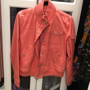 Pink GAP Stadium Jacket